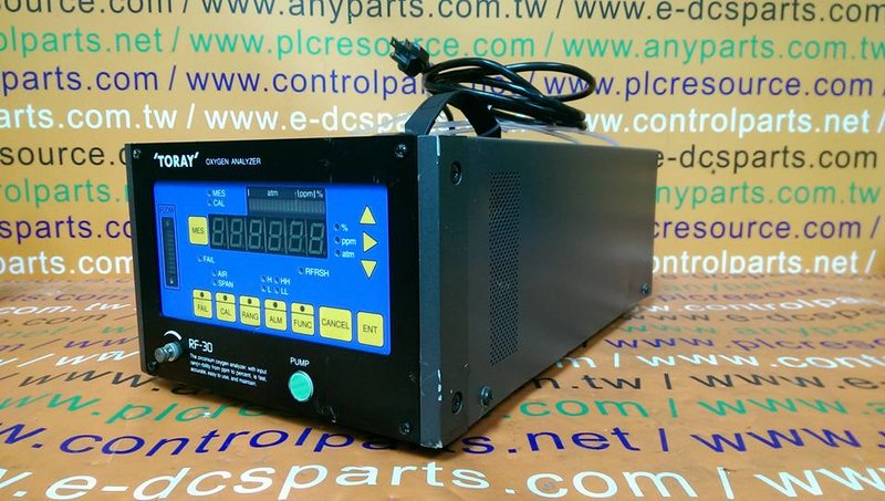 TORAY OXYGEN ANALYZER RF-30 - PLC DCS SERVO Control MOTOR POWER SUPPLY IPC  ROBOT